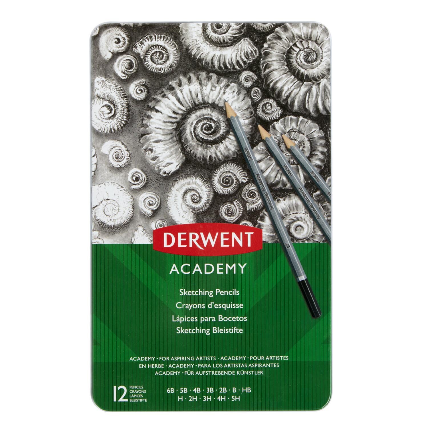 Derwent Academy Sketching Pencils 12 Pack Image 3