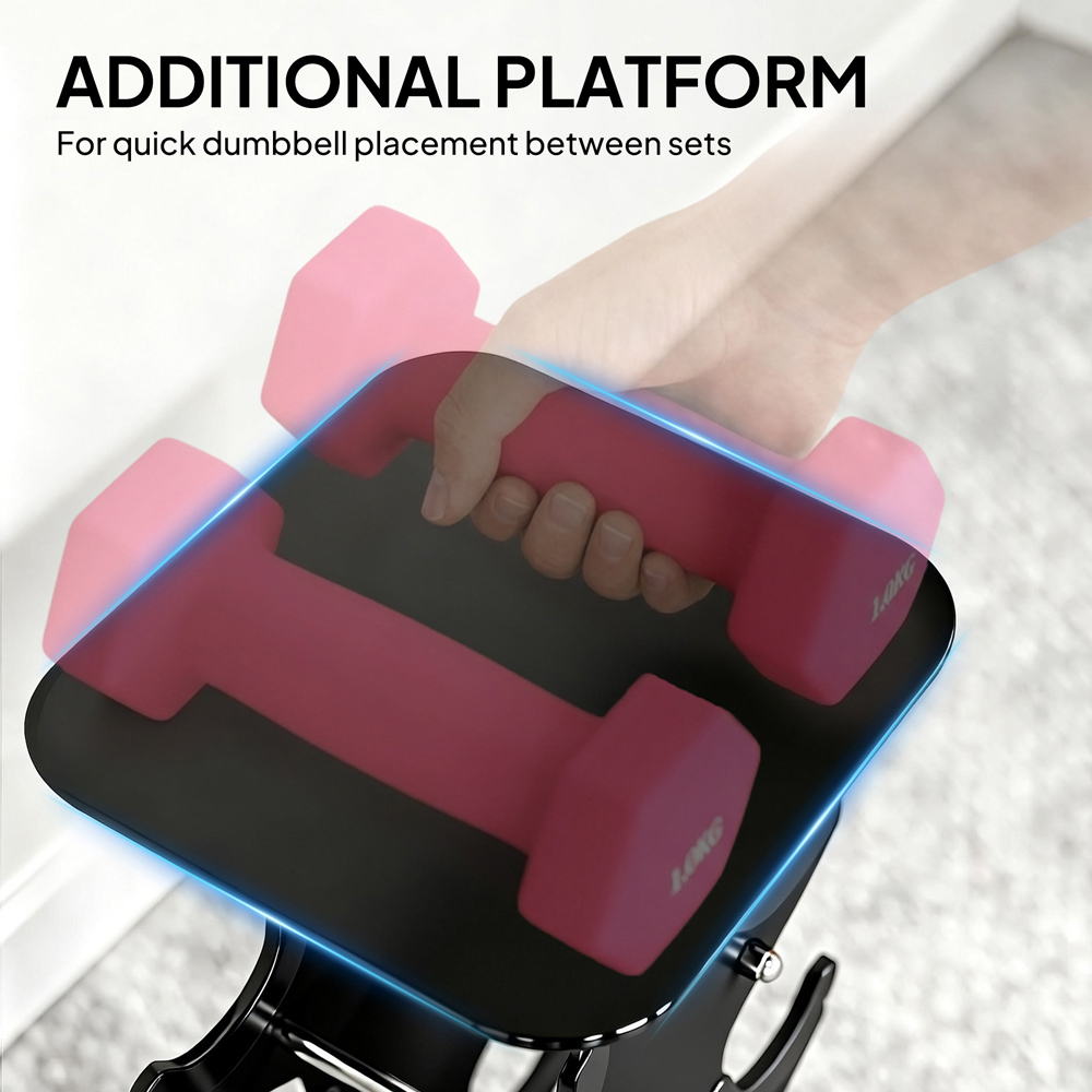SPORTNOW Multicolour Hex Dumbbell Set with Rack 20kg 8 Pack Image 6
