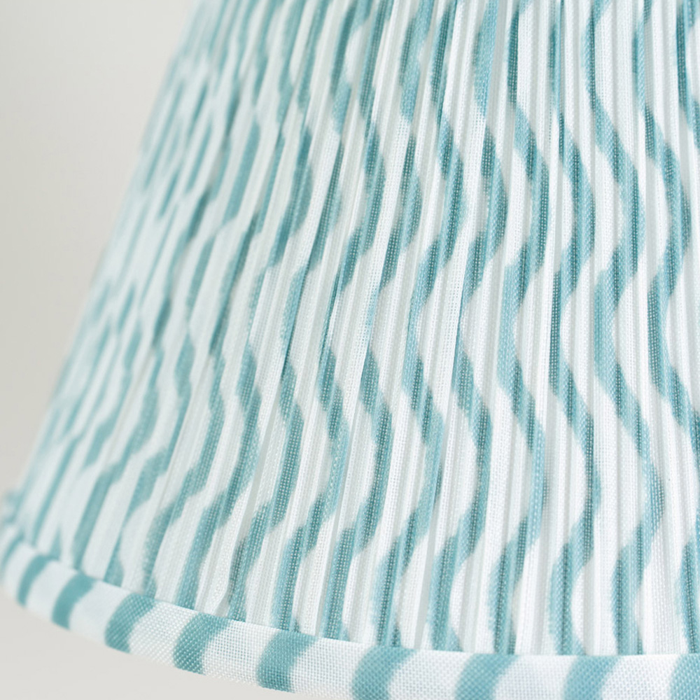 ValueLights Riza Green Arrow Tapered Pleated Lamp Shade Small Image 3