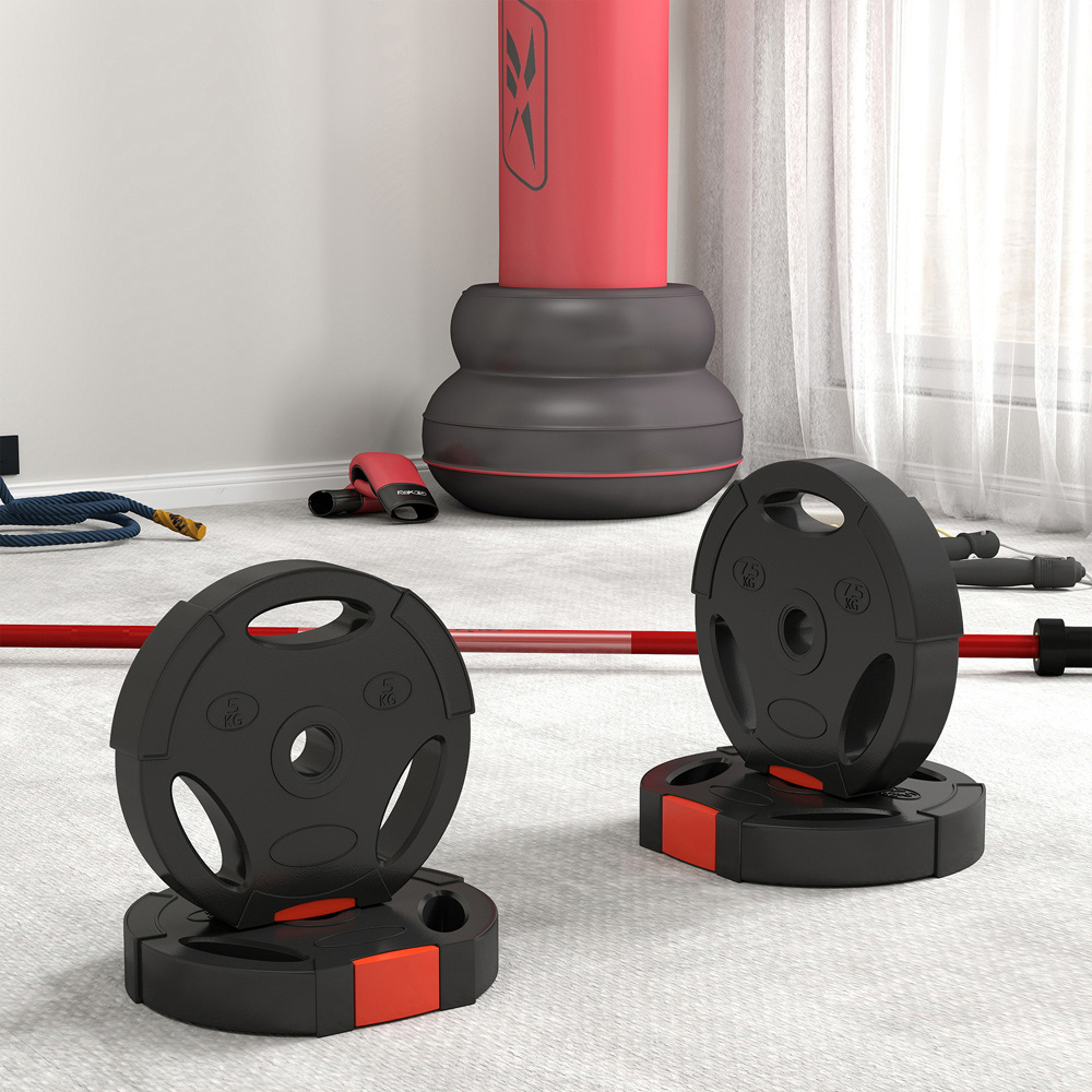 SPORTNOW Black Weight Plates Set 4 Pack Image 3