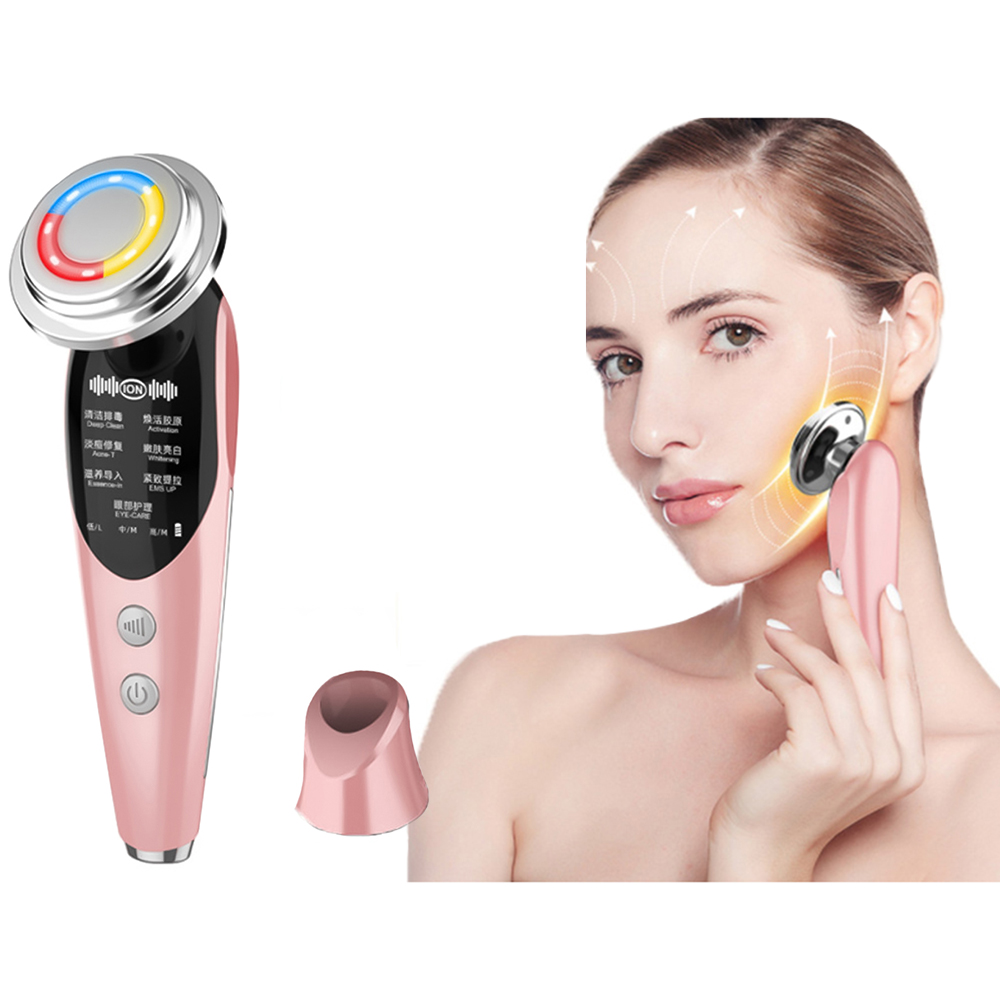Jaoyeh 8138 7 Mode Ion Introduction Beauty Instrument Pink Image 2