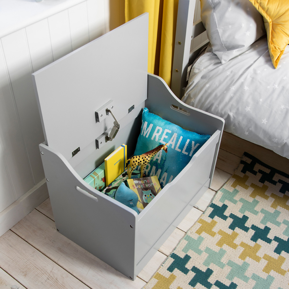 Noa and Nani Lola Silk Grey Toy Storage Organiser Image 3