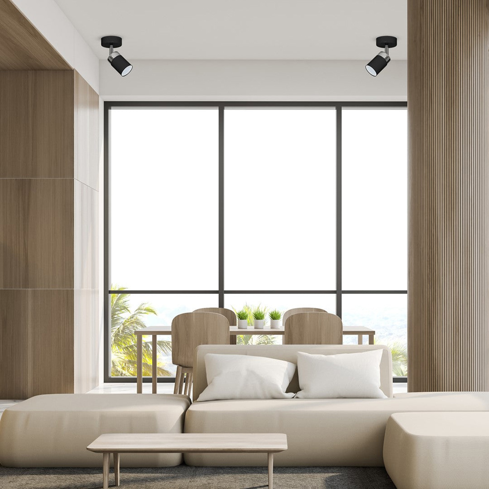 Milagro Joker Black Wall Lamp 230V Image 5