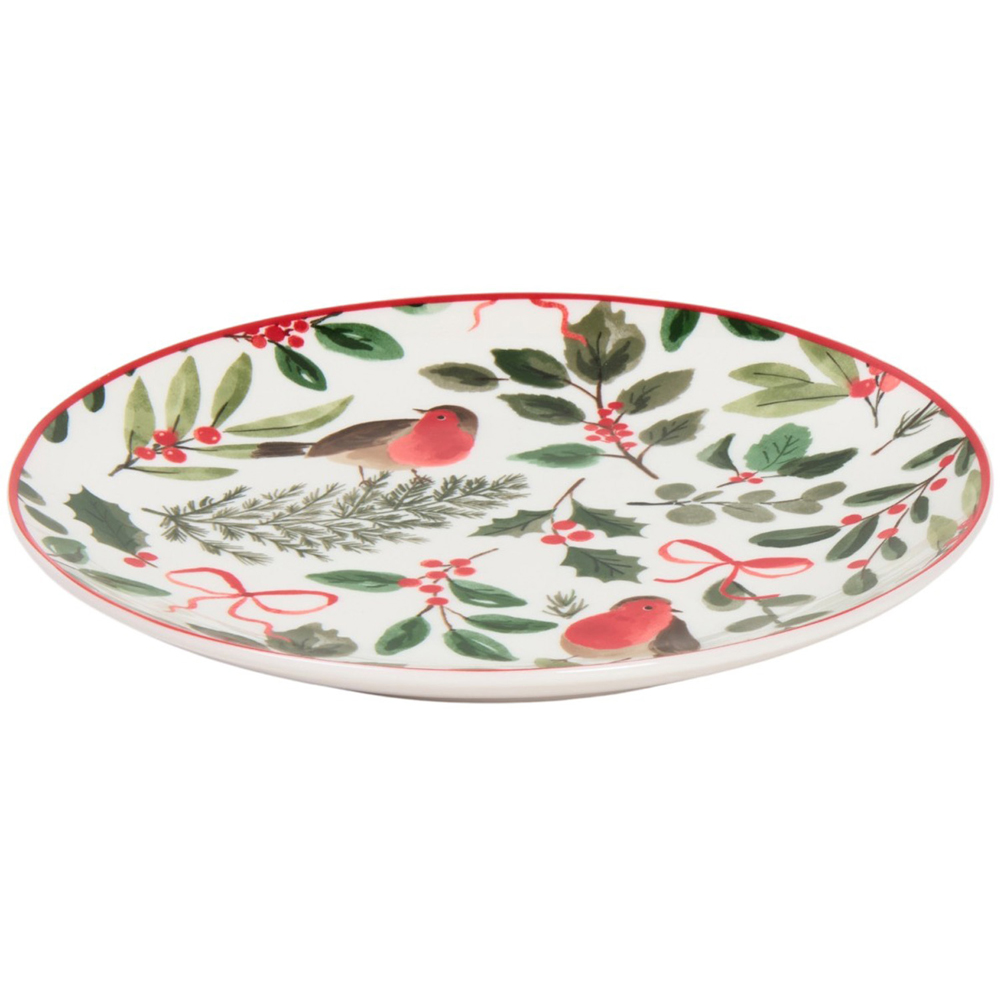 Festive Robin 12 Piece Dinnerware Set Image 5