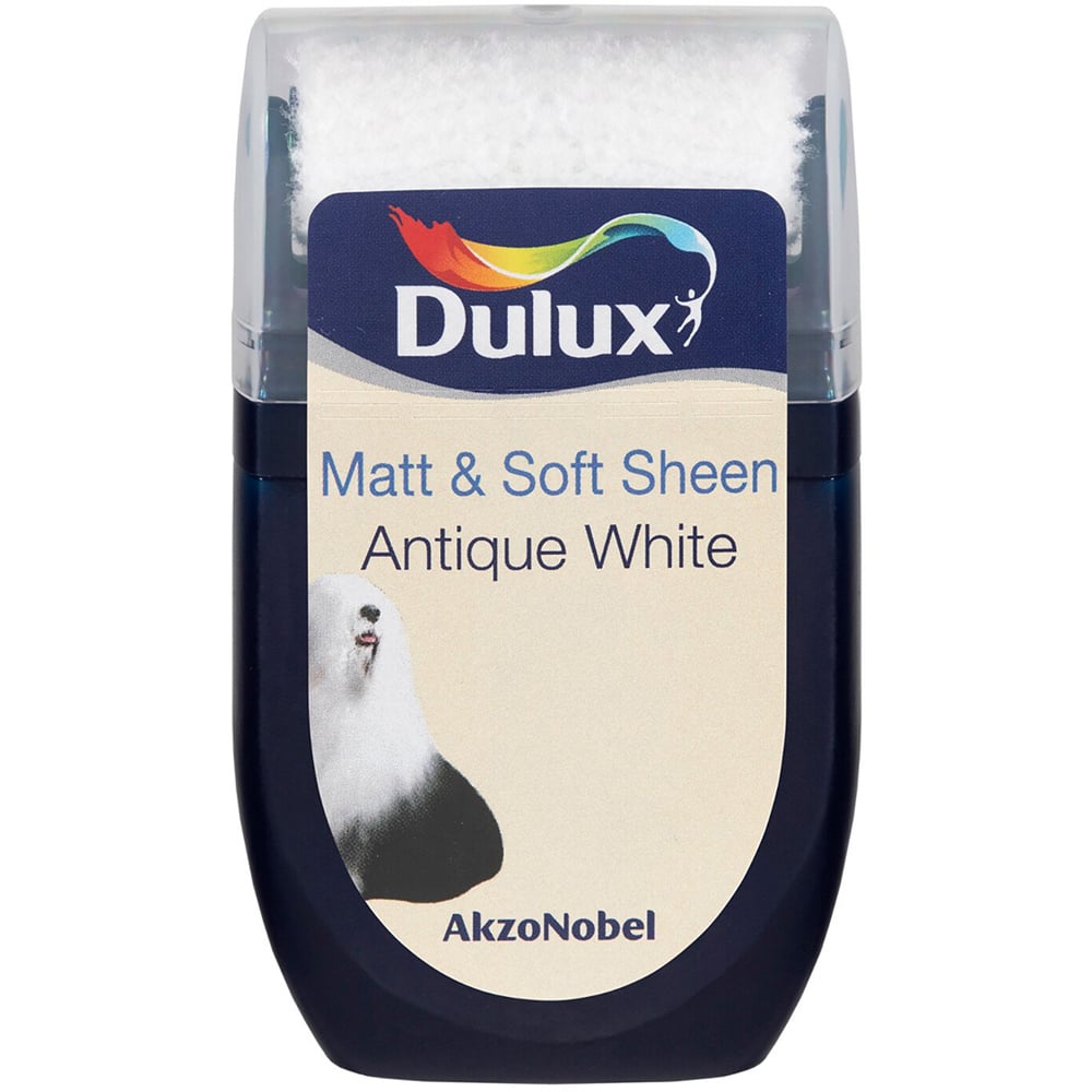 Dulux Vinyl Matt Tester - Antique White Image