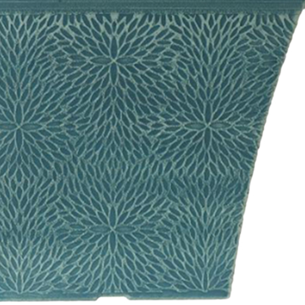 YouGarden April Indigo Green Plastic Square Planter 36cm 2 Pack Image 3