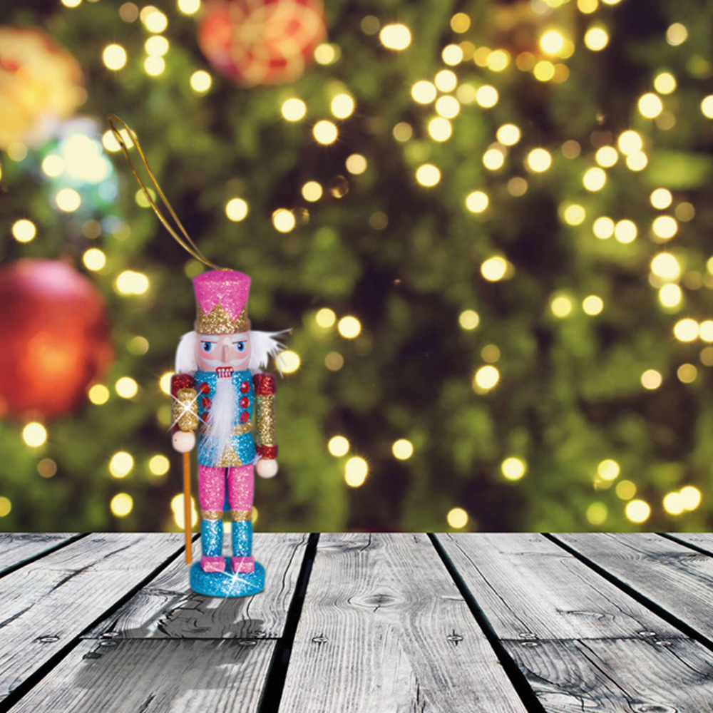 St Helens Pink Blue and Red Nutcracker Image 3