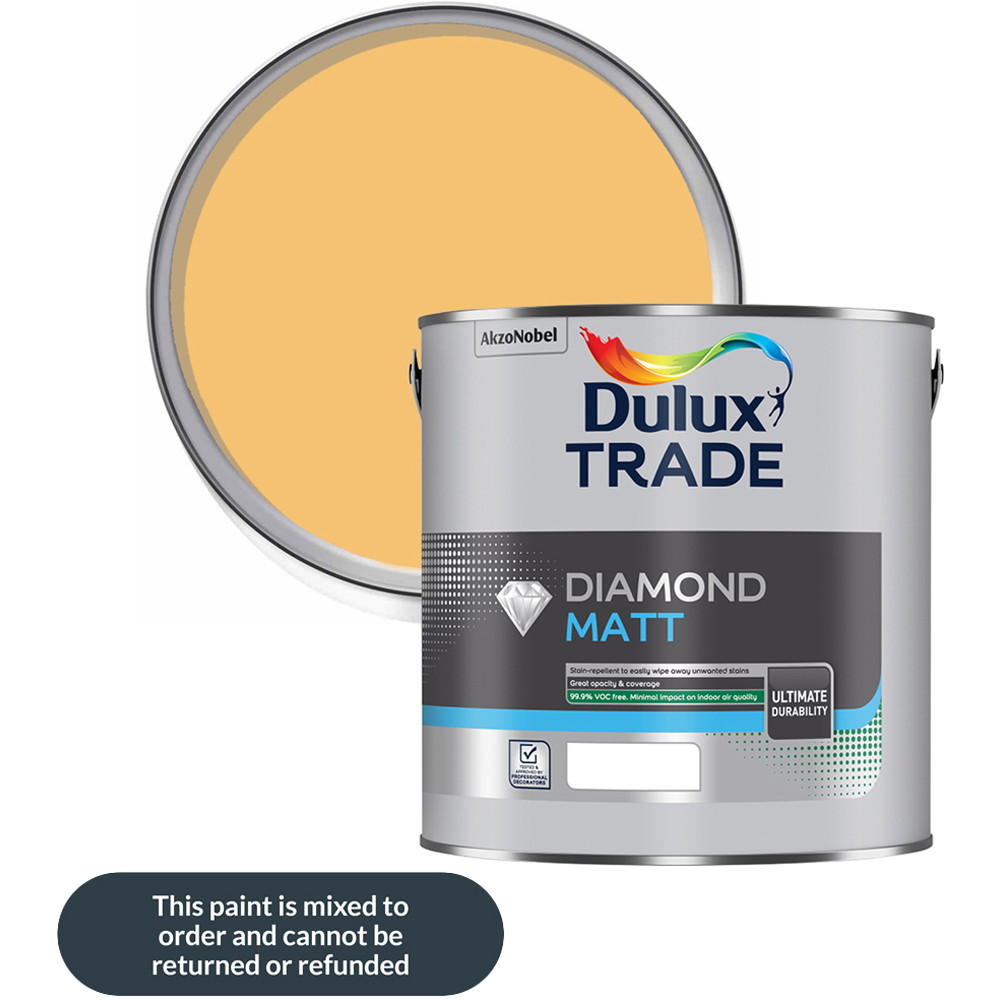 Dulux Trade Californian Days Walls and Ceilings Diamond Matt Paint 2.5L Image 1