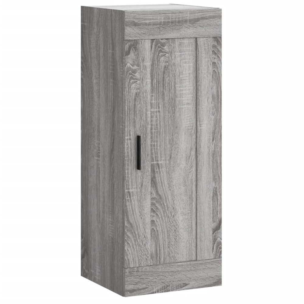 vidaXL Single Door Grey Sonoma Wall Mounted Cabinet Image 2