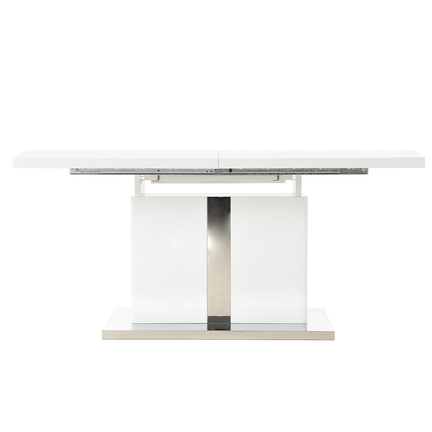 Marcellini 6 Seater 160 to 200cm Extending Table White Image 8