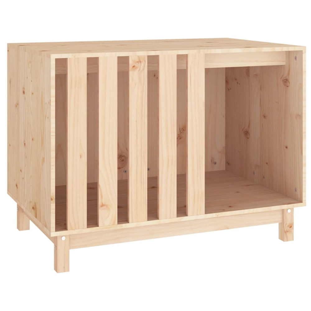 vidaXL Brown Solid Pine Wood Dog House 90 x 60 x 67cm Image 1