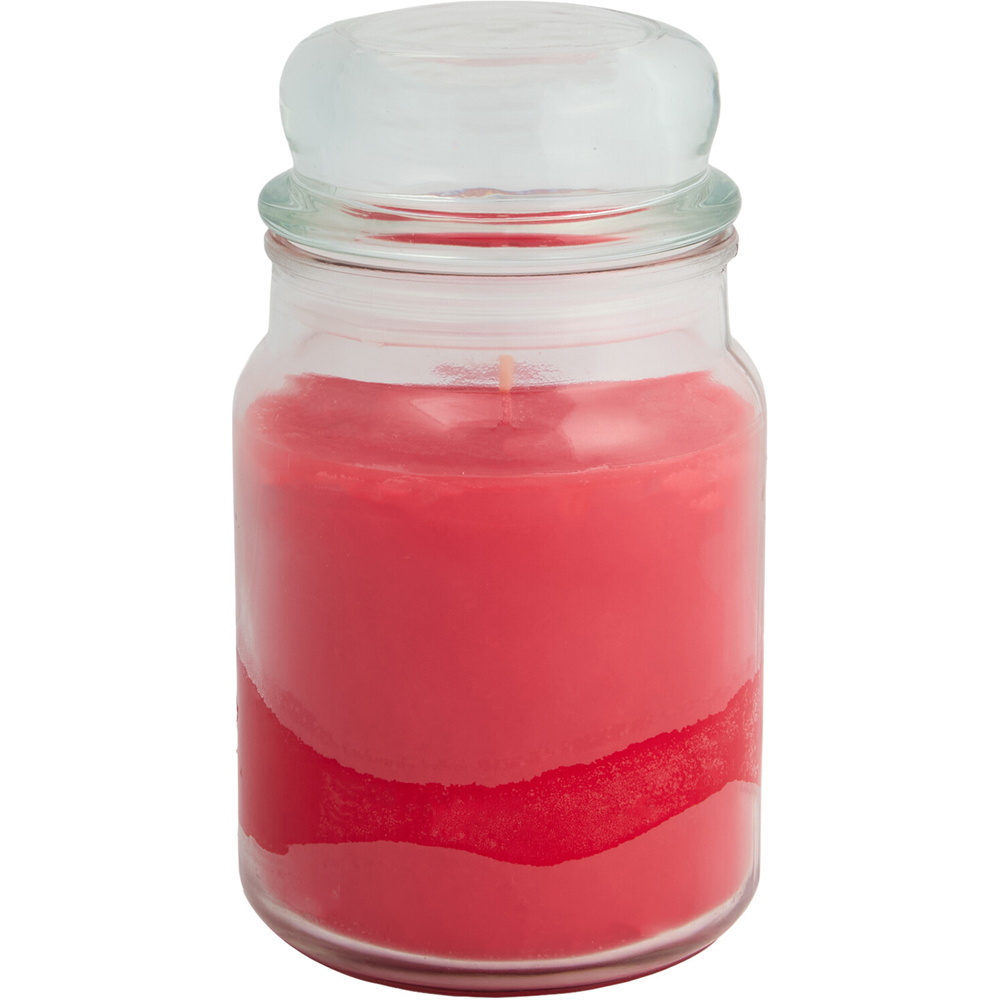 Scented Large Mason Jar Candle Pomegranate and Clementine Image 2