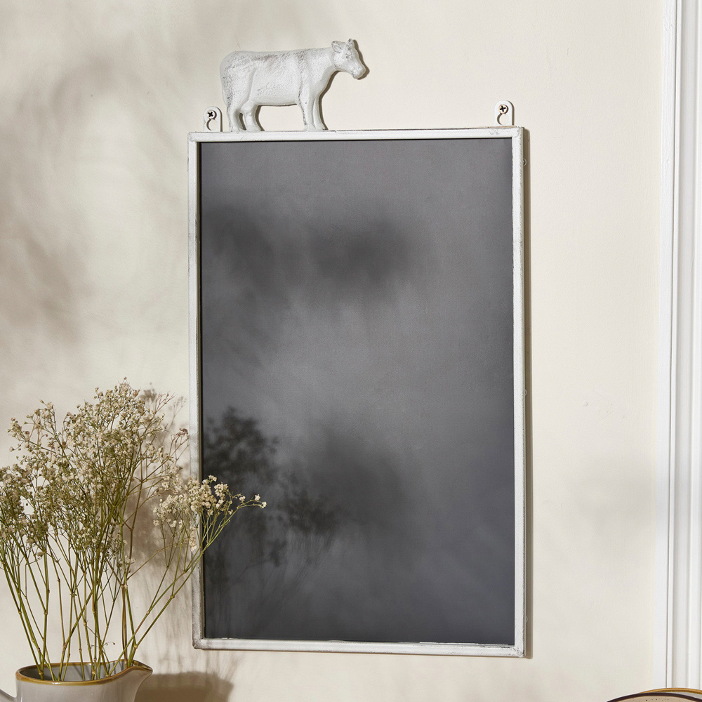 Dibor Wall Mounted Farmhouse Cow Blackboard Image 3