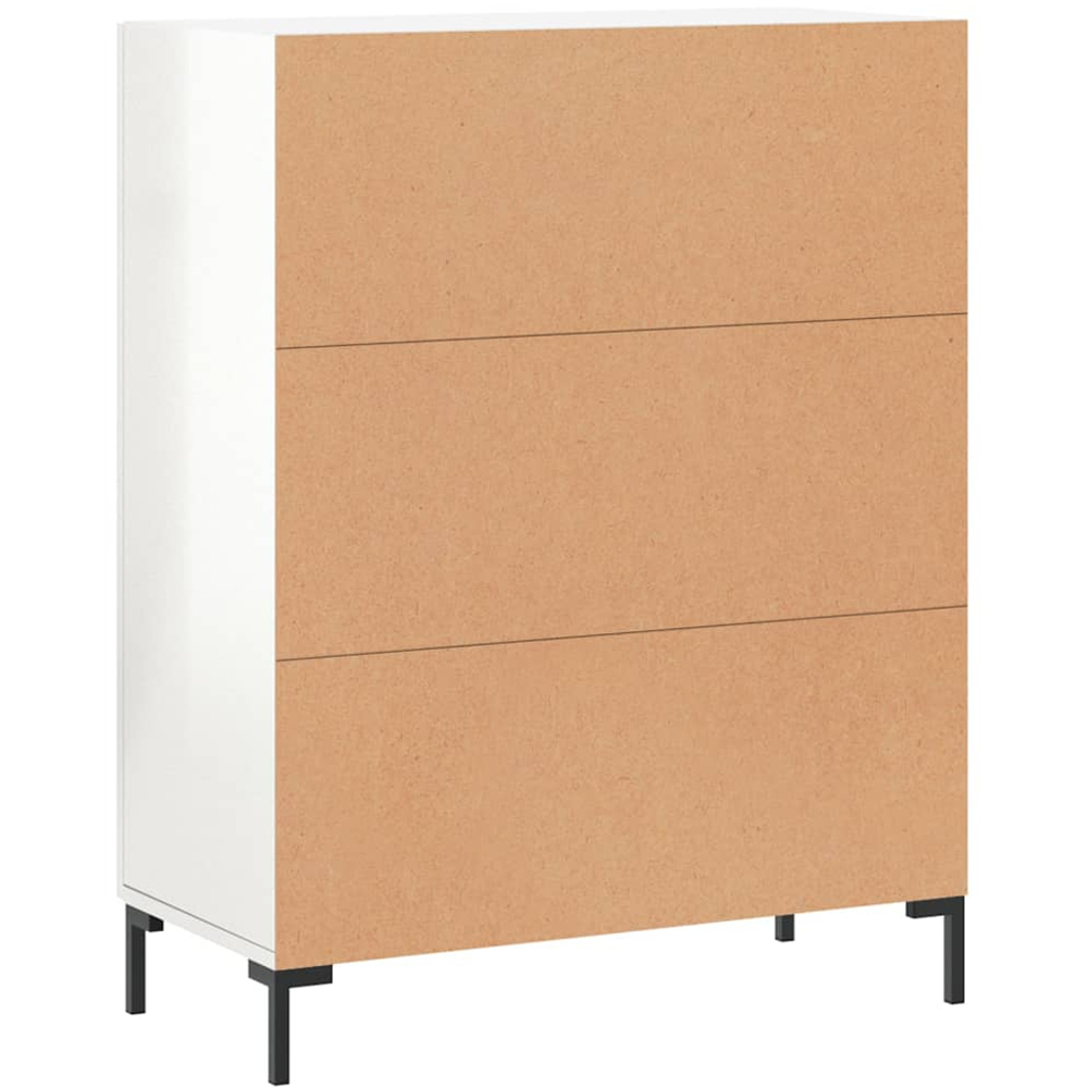 vidaXL 2 Door High Gloss White Sideboard Image 8