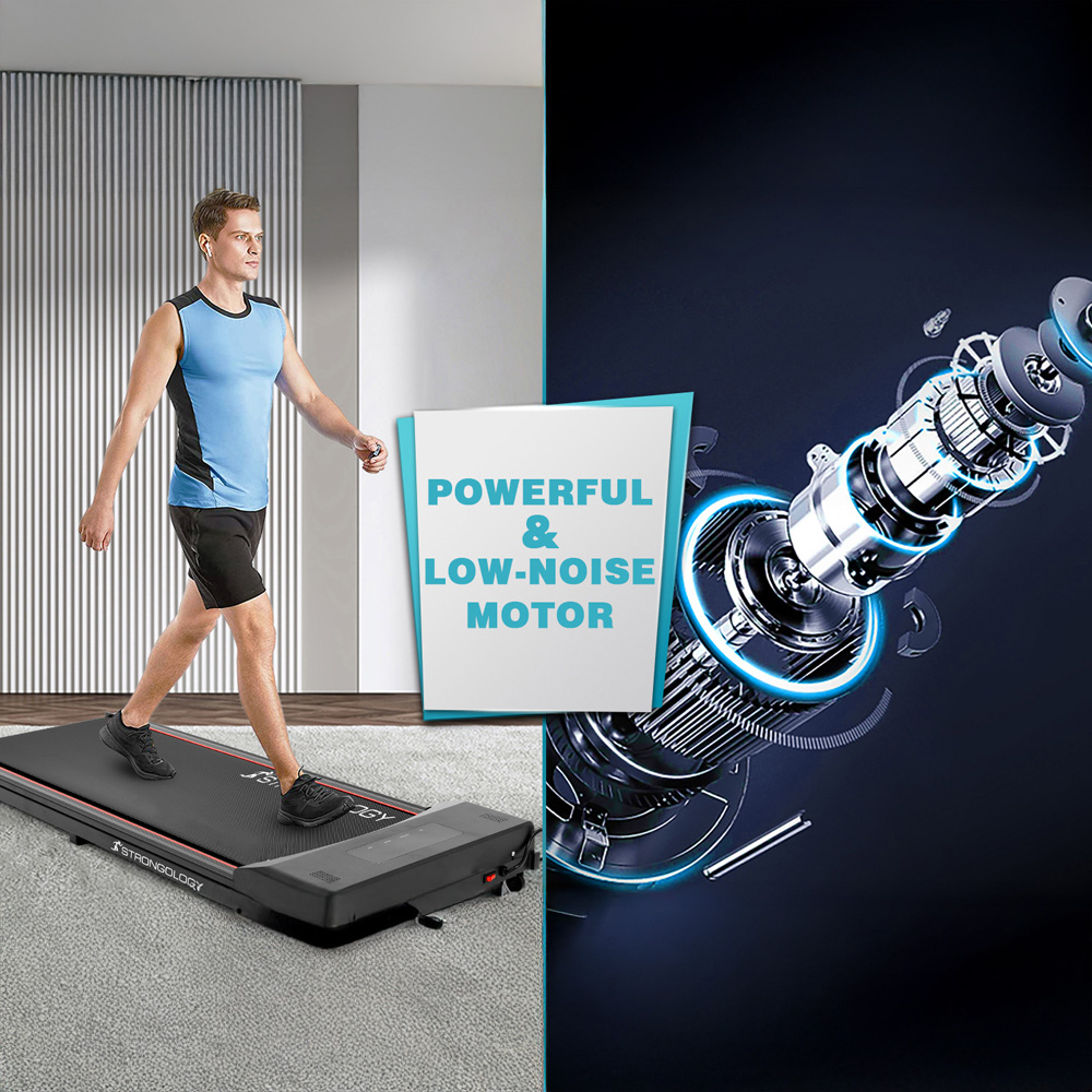Strongology EVOLUTION Quiet Adjustable Speed Slim LED Treadmill 2.0HP Image 5