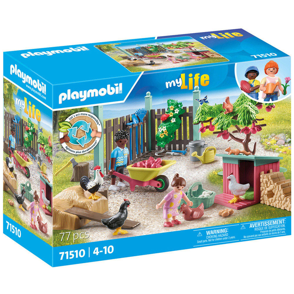Playmobil Small Chicken Farm Playset 77 Piece Image 1