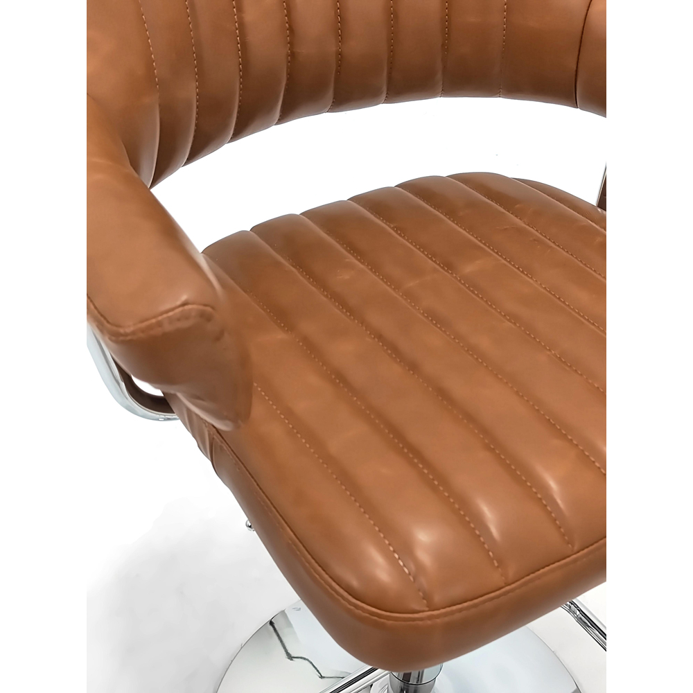 Portland Monza Tan Swivel Bar Stool Image 7