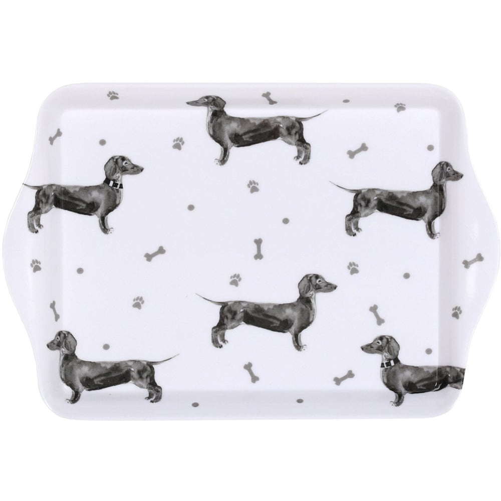 Dexter the Dachshund Tray - White / Trinket Tray Image