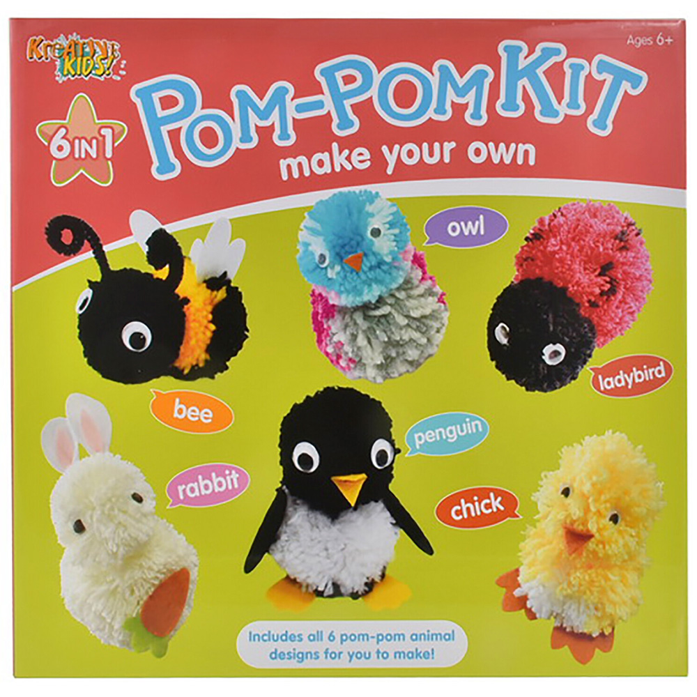 Kreative Kids Make Your Own Pom Pom Kit Image