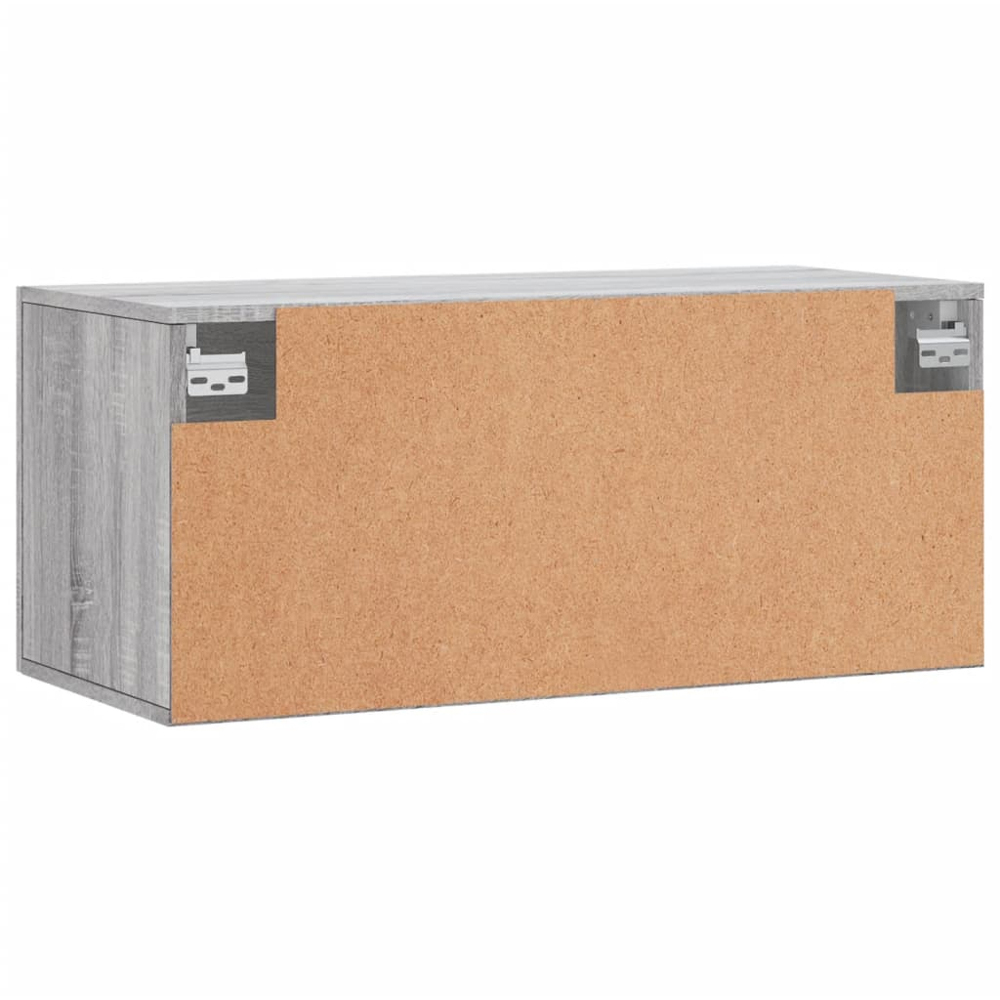 vidaXL 2 Door Grey Sonoma Oak Wall Cabinet Image 8