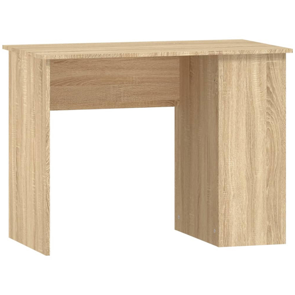 vidaXL 2 Shelf Computer Desk Sonoma Oak Image 2