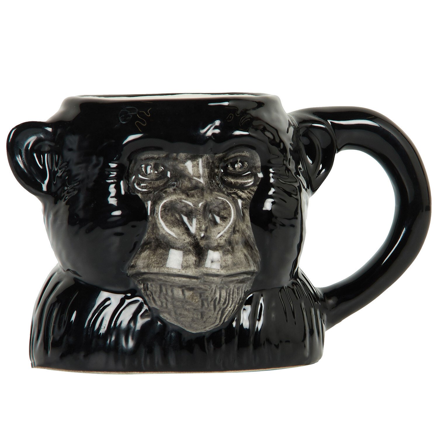 Gorilla Mug - Black Image 3