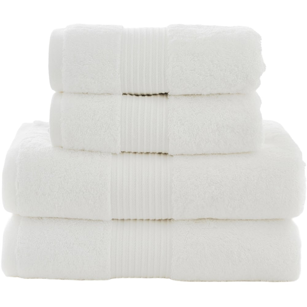 Deyongs Bliss Pima White Bath Towel Image 1