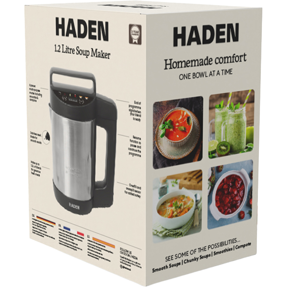 Haden 215376 Black 1.2L Digital Soup Maker Image 7