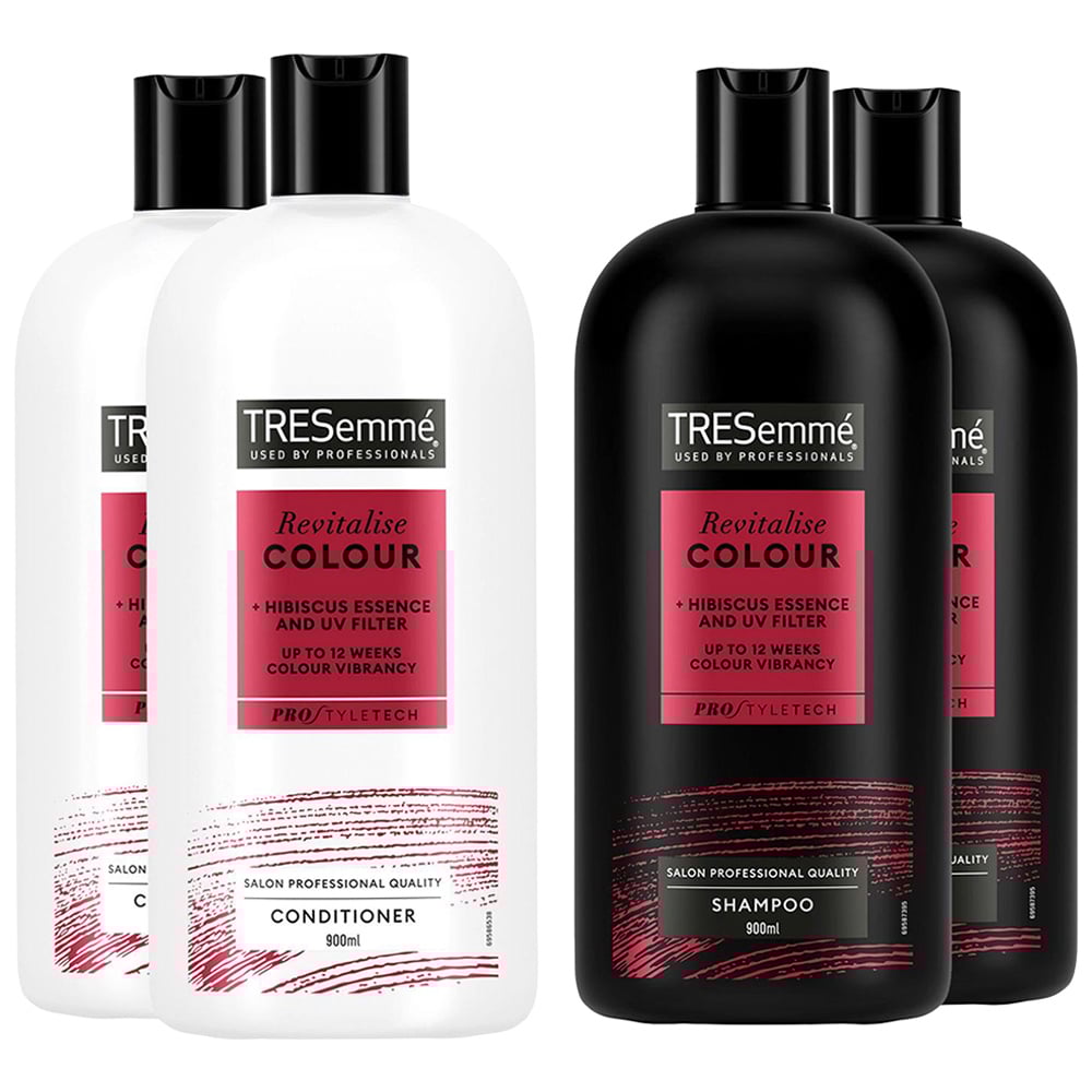 TRESemme Colour Revitalise Protection Shampoo and Conditioner 900ml 2 Pack Image 1