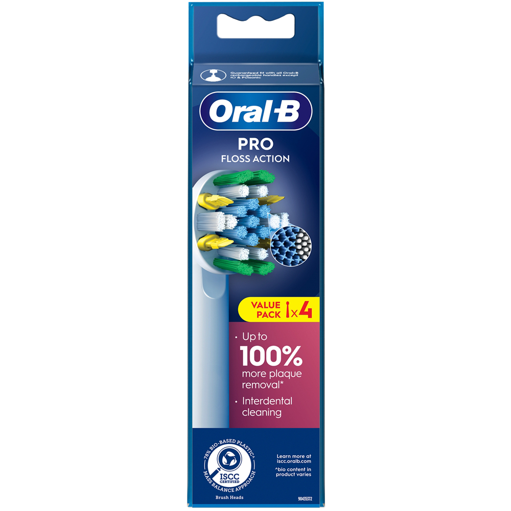 Oral-B Floss Action X-Filaments Replacement Head 4 Pack Image 1