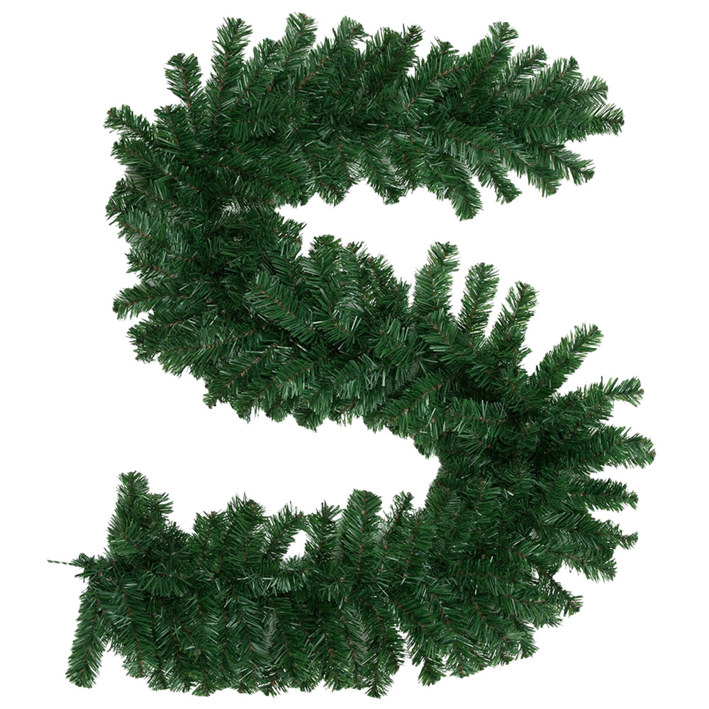 Shatchi Multicolour LED Green Alaskan Pine Christmas Garland 200cm Image