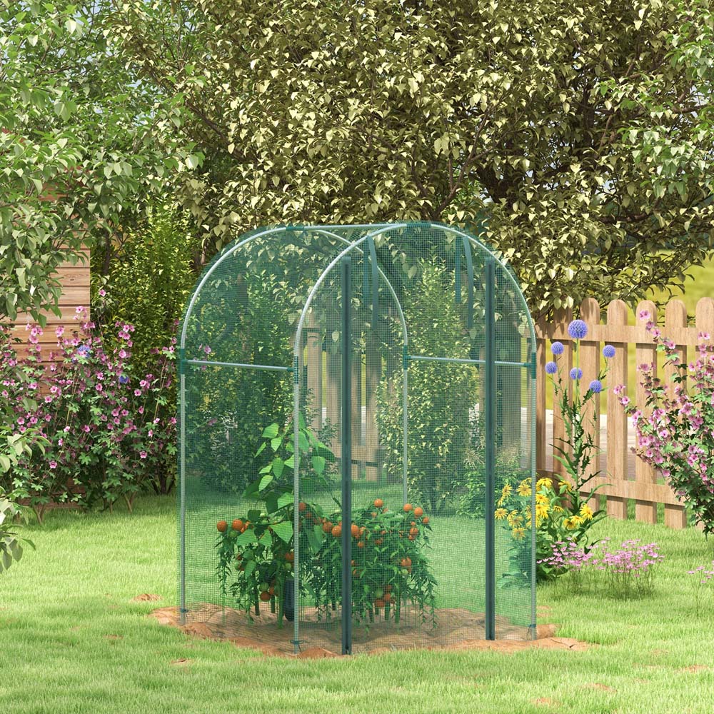 Outsunny Green Plant Protection Tent 6.2 x 4 x 4ft Image 2
