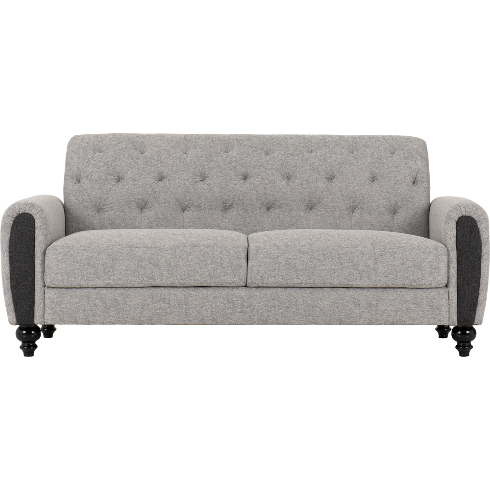 Seconique Chester 5 Seater Light Grey Sofa Set Image 4