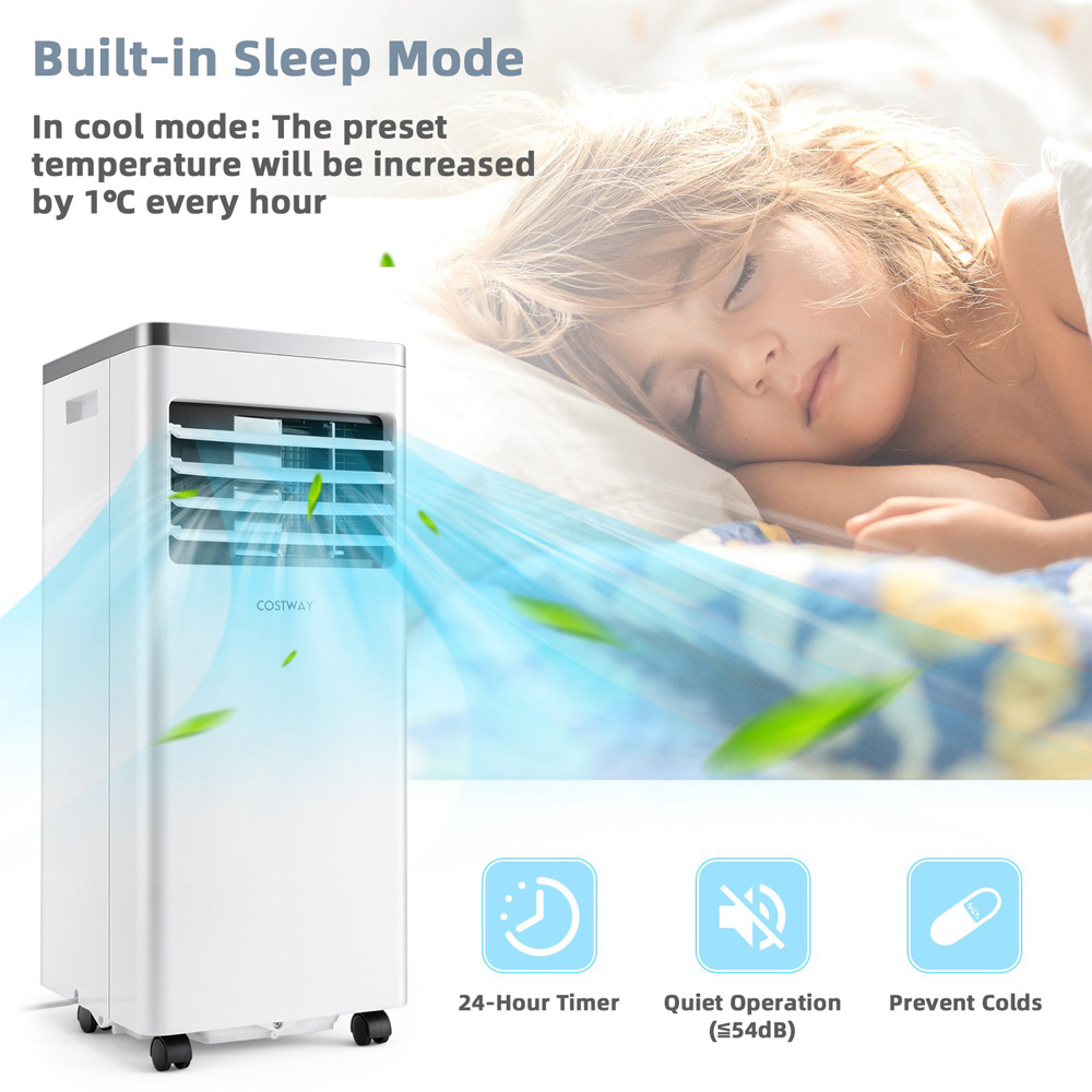 Costway 7000BTU Portable Air Conditioner with Remote Control Image 4