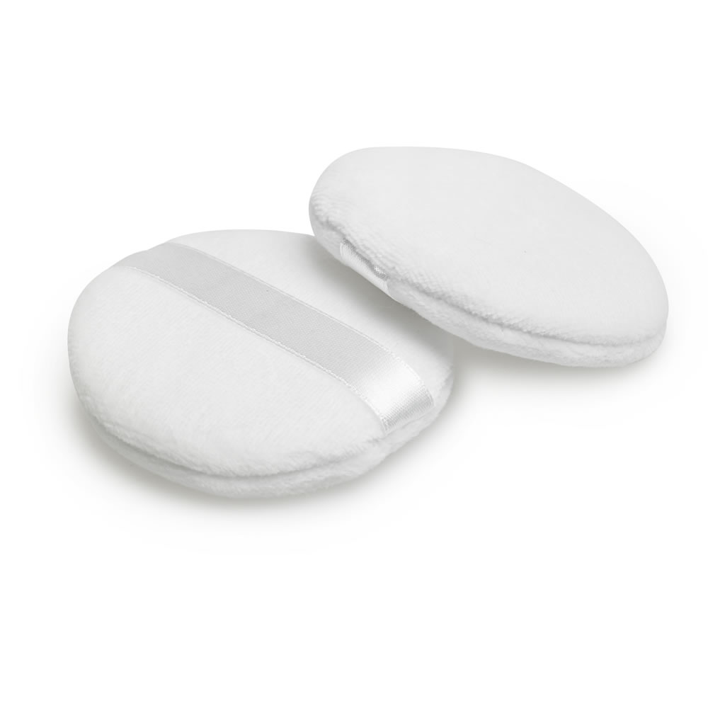 Wilko Make Up Velour Pads 2 pack Image