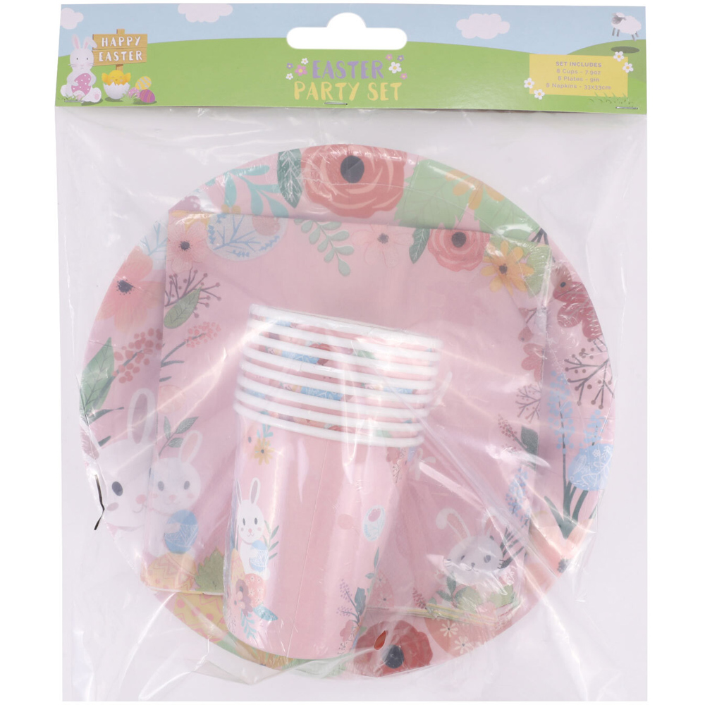 Easter Paper Party Dining Set Image 1