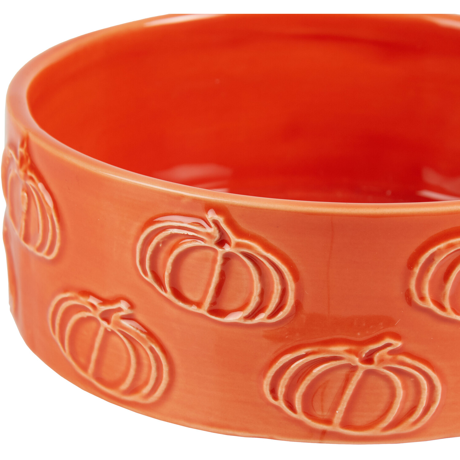 Pumpkin Pet Bowl - Orange Image 3