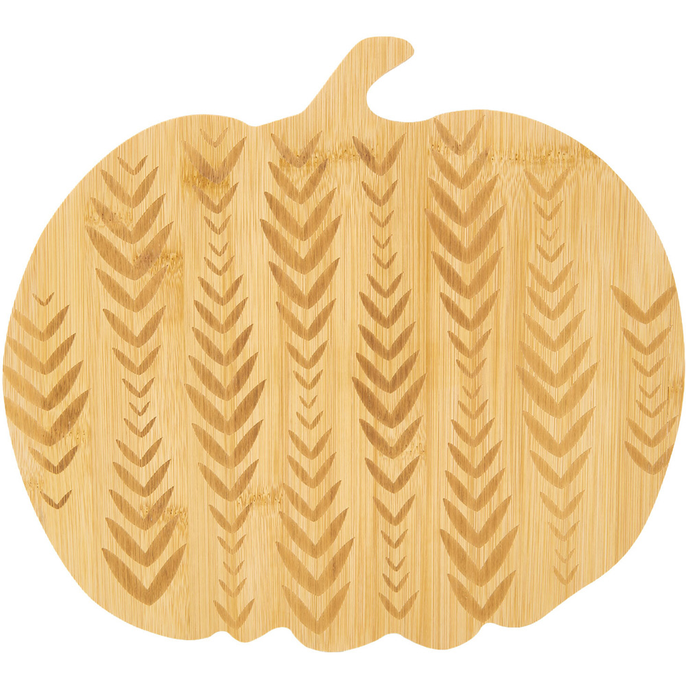 Patterned Pumpkin Serving Board Natural Image 4