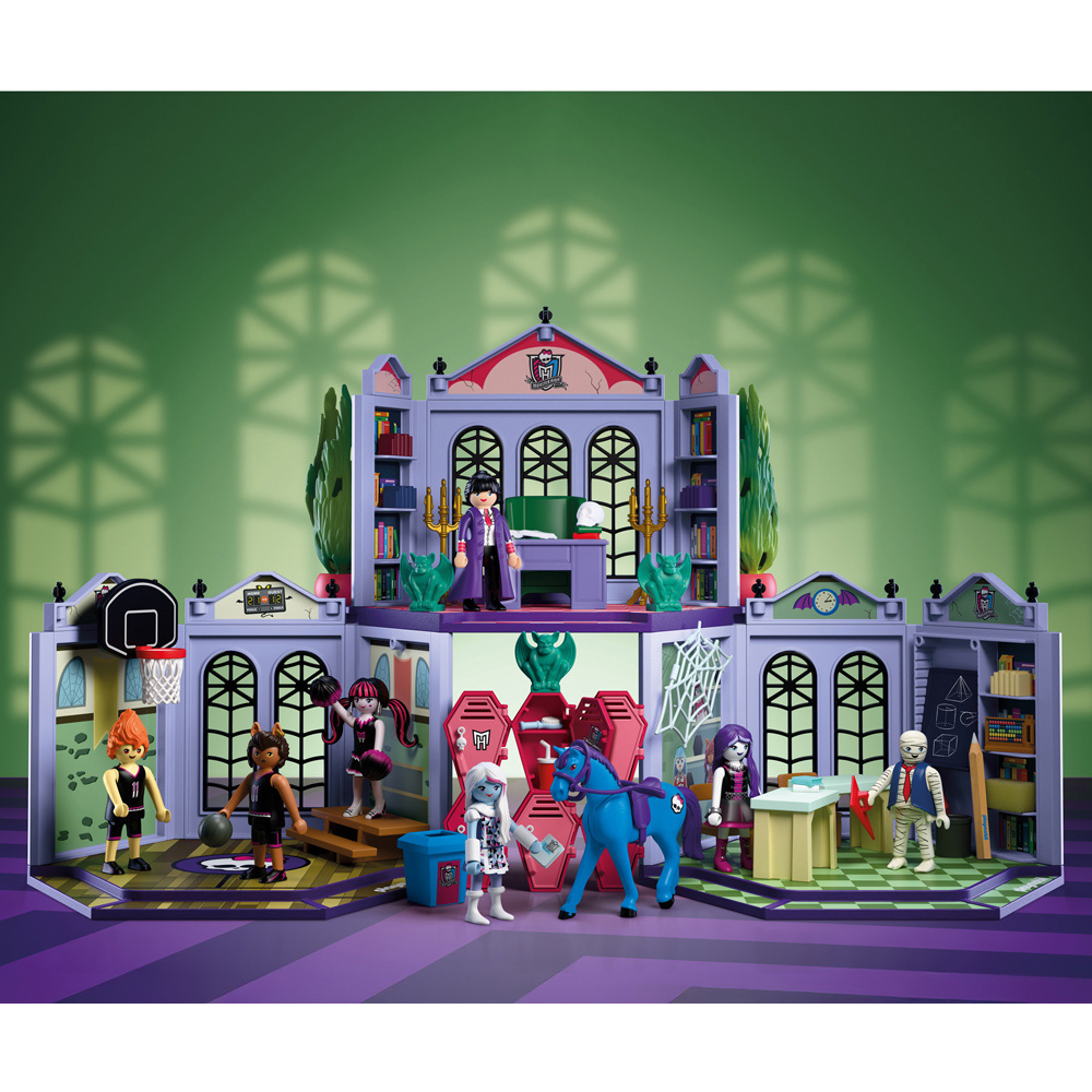 Playmobil Monster High Casketball Court Playset 41 Piece Image 6