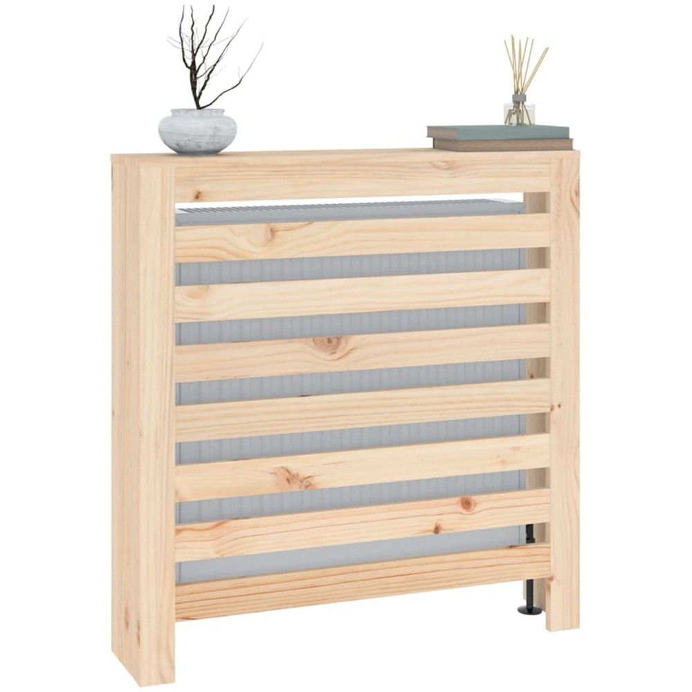 vidaXL Natural Pine Wood Radiator Cover 840 x 795mm Image 3