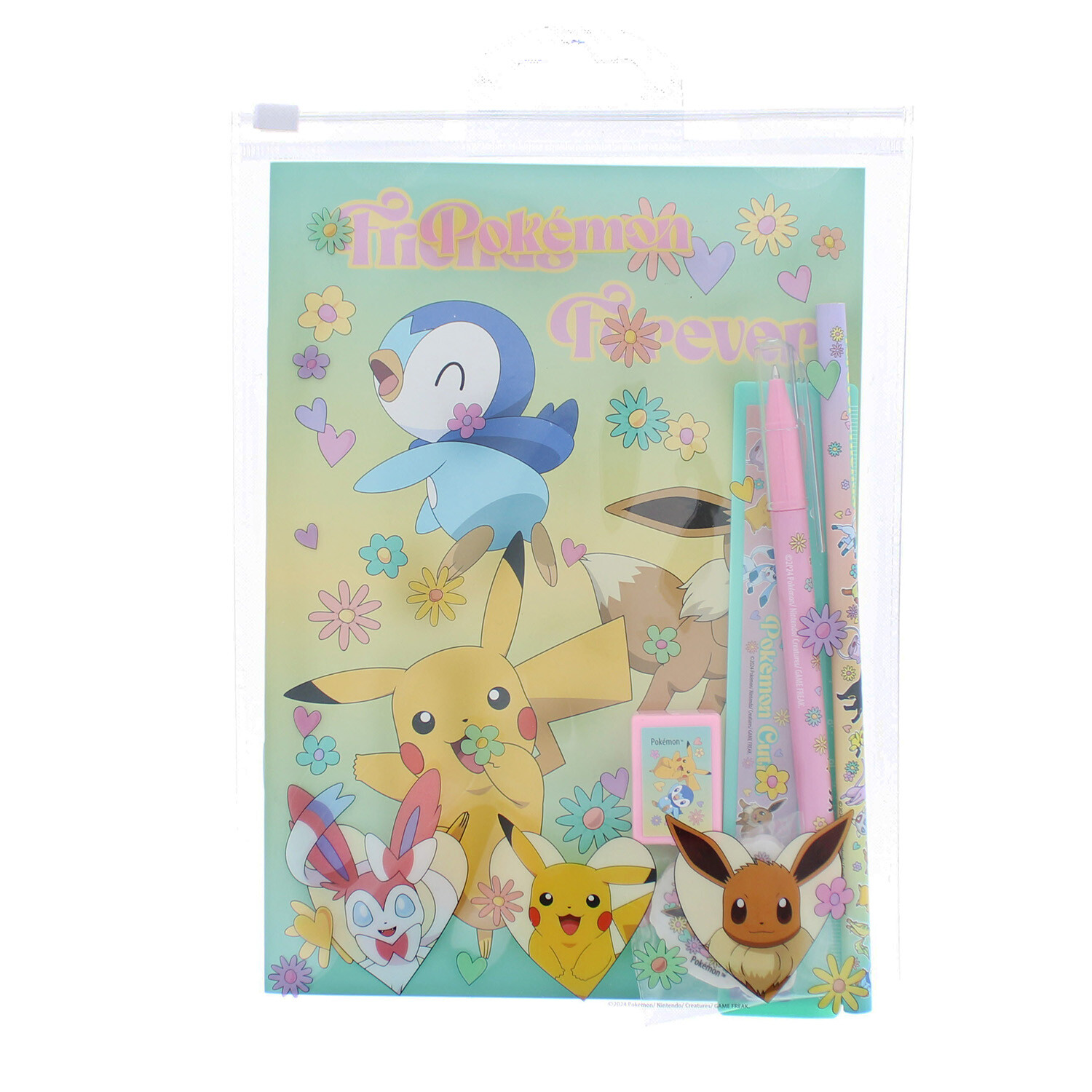 Pack of 6 Pokemon Cuties Super Stationery Set Image 1