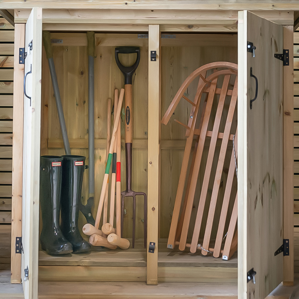 The Garden Village Gisburn 5 x 3ft Medium Garden Storage Shed Image 3