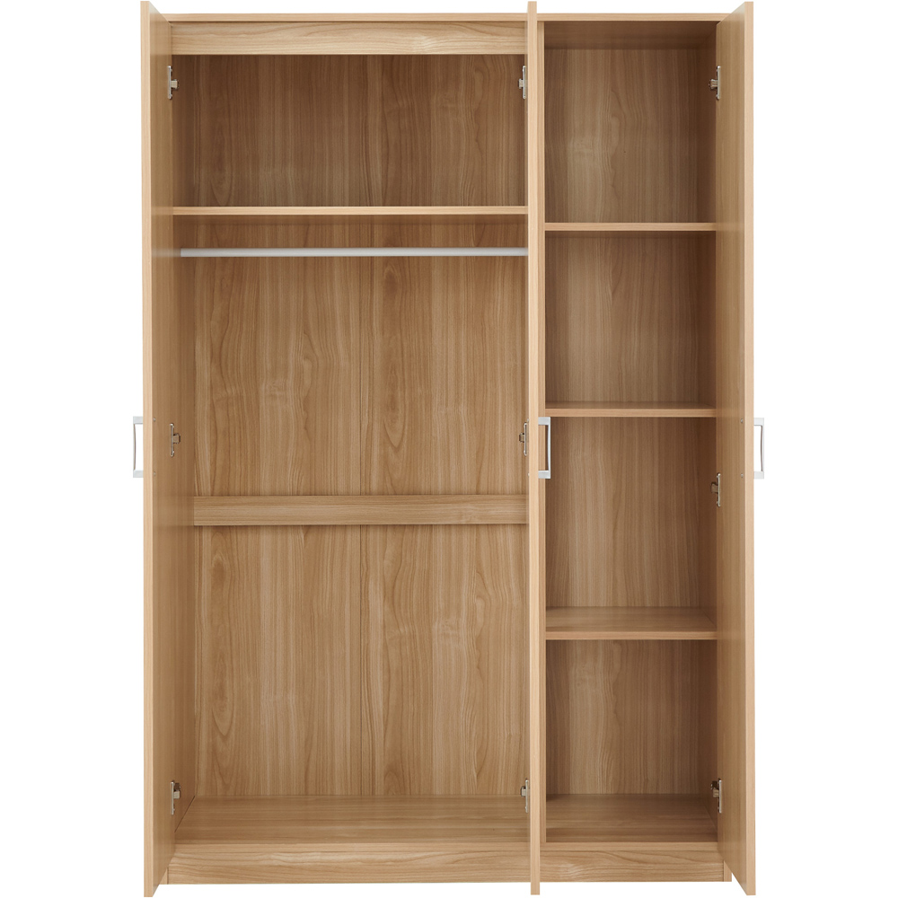 GFW Panama Oak Wood 4 Piece Bedroom Furniture Set Image 5