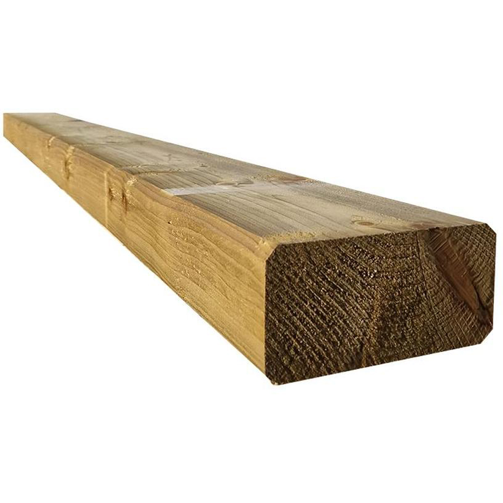 Snowdon Timber Pressure Treated Eased Edge Sleeper 2.4m x 195mm 2 Pack Image 1