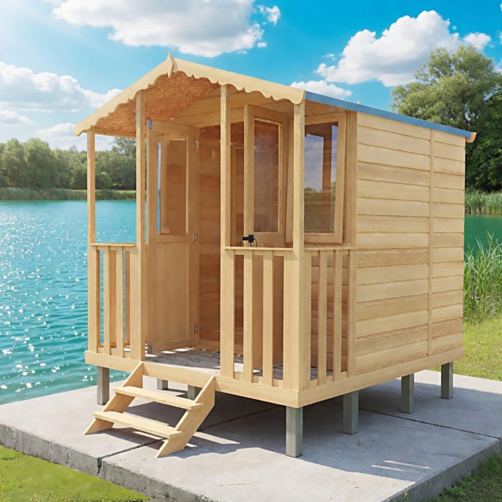 Shire Thornham 7 x 7ft Double Door Summerhouse Image 2