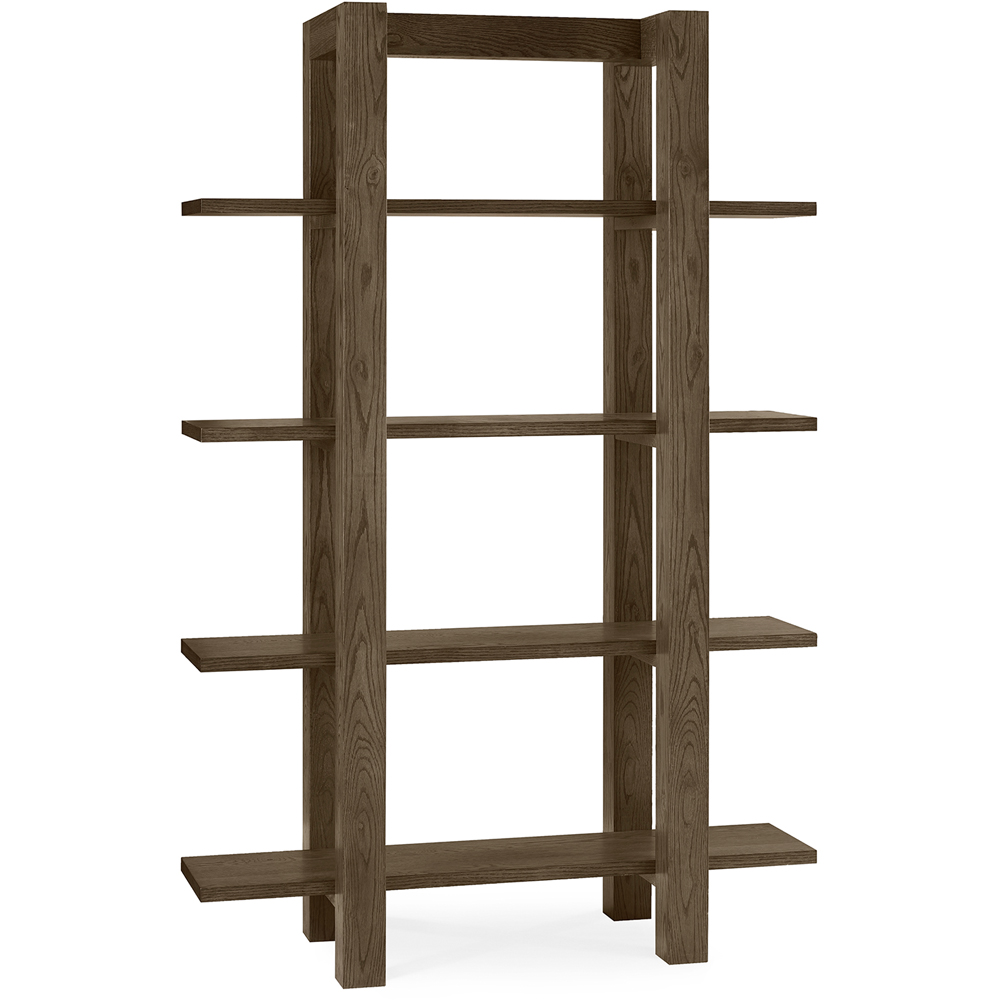 Bentley Designs Turin 4 Shelf Dark Oak Shelf Unit Image 2