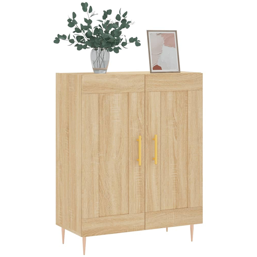 vidaXL 2 Door Sonoma Oak Sideboard Image 3