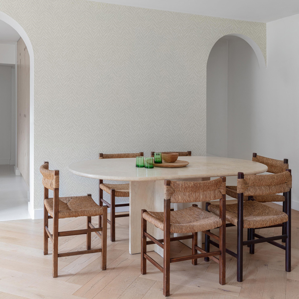 Grandeco Attitude Distressed Zebra Print Grey Vinyl Wallpaper Image 3