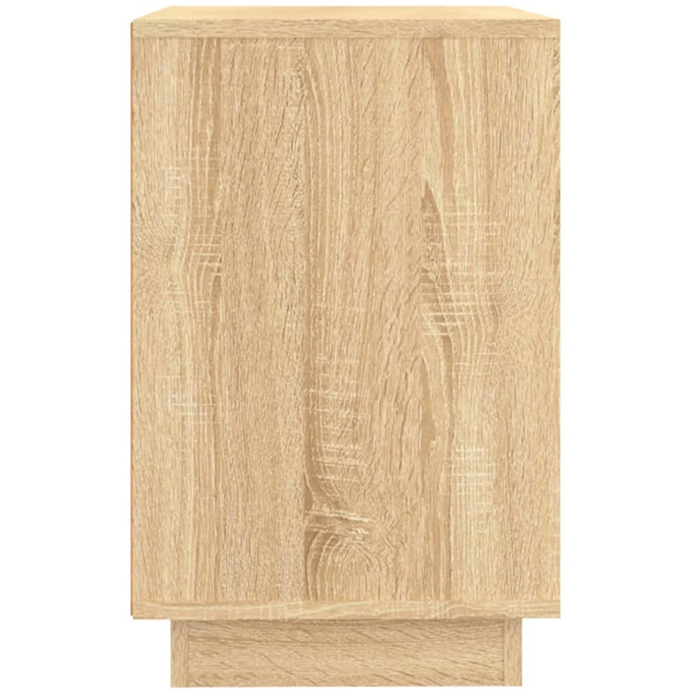 vidaXL 2 Door 2 Shelf Sonoma Oak Sideboard Image 6