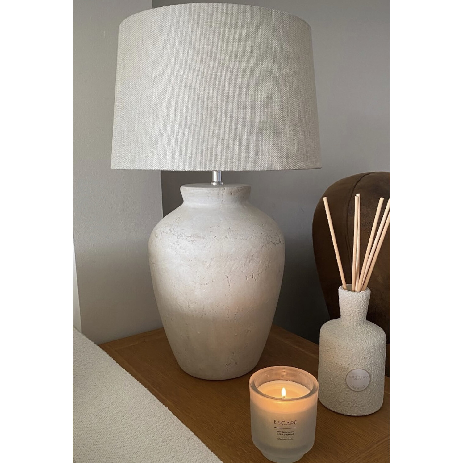 Hadley Table Lamp - Cream Image 5